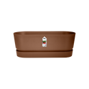 Elho Greenville Trough Long 50 - Planter - Ginger Brown - Outdoor! - L 19.82 x W 48.96 x H 17.95 cm