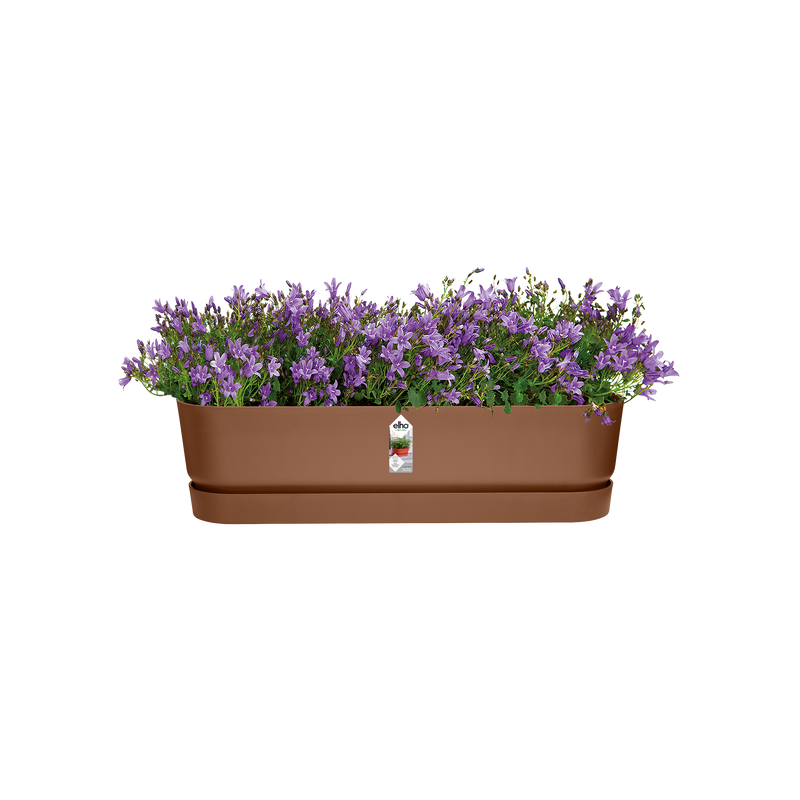 Elho Greenville Trough Long 70 - Planter - Ginger Brown - Outdoor! - L 19.46 x W 68.96 x H 18.48 cm