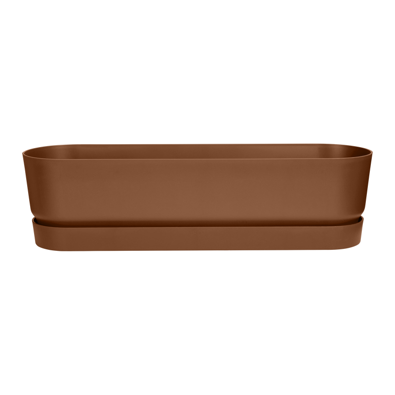 Elho Greenville Trough Long 70 - Planter - Ginger Brown - Outdoor! - L 19.46 x W 68.96 x H 18.48 cm