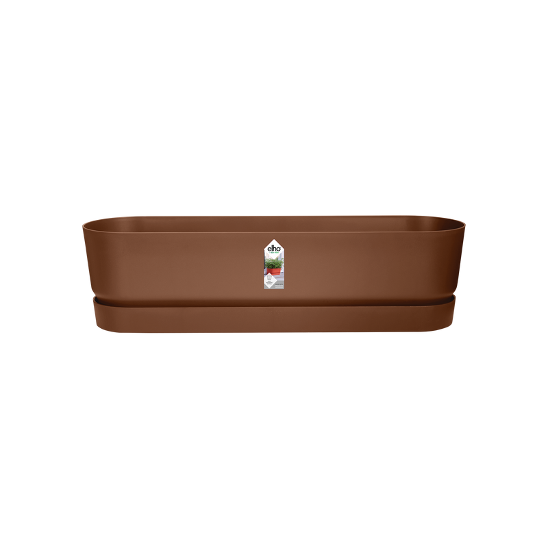 Elho Greenville Trough Long 70 - Planter - Ginger Brown - Outdoor! - L 19.46 x W 68.96 x H 18.48 cm