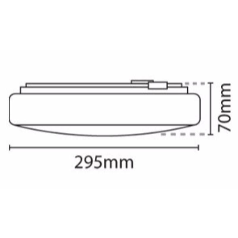 Eterna White 16W 2D Circular Fluorescent Slim Profile Low Energy Fitting