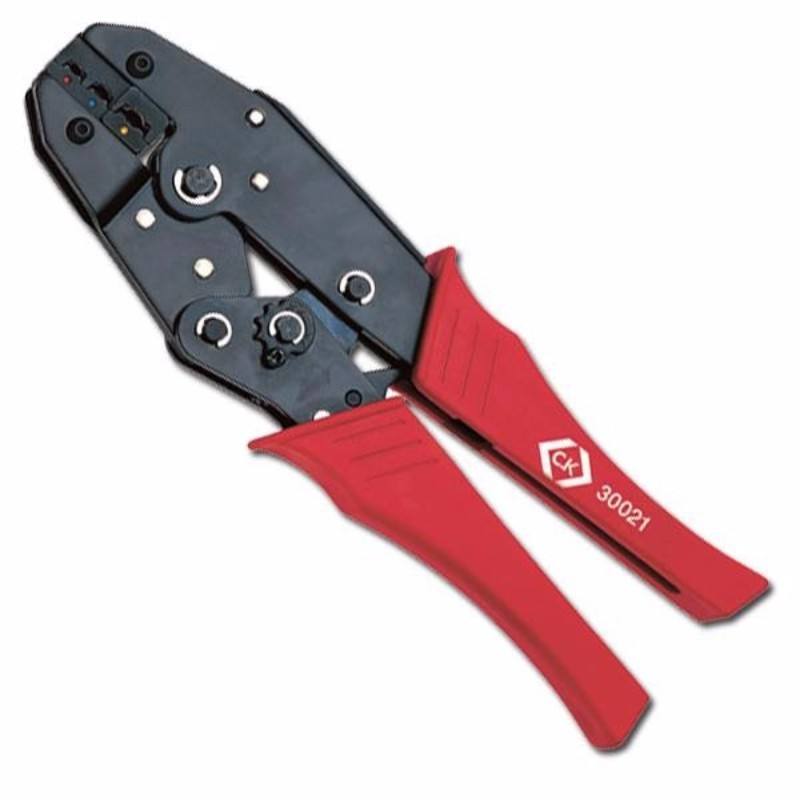 Insulated Terminals Ratchet Crimping Pliers for Red, Blue & Yellow