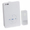 Knightsbridge 200m Range Wireless MP3 Door Bell Chime & Push -White