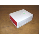 Panic Button Personal Attack Alarm Latching White Plastic - Double Button