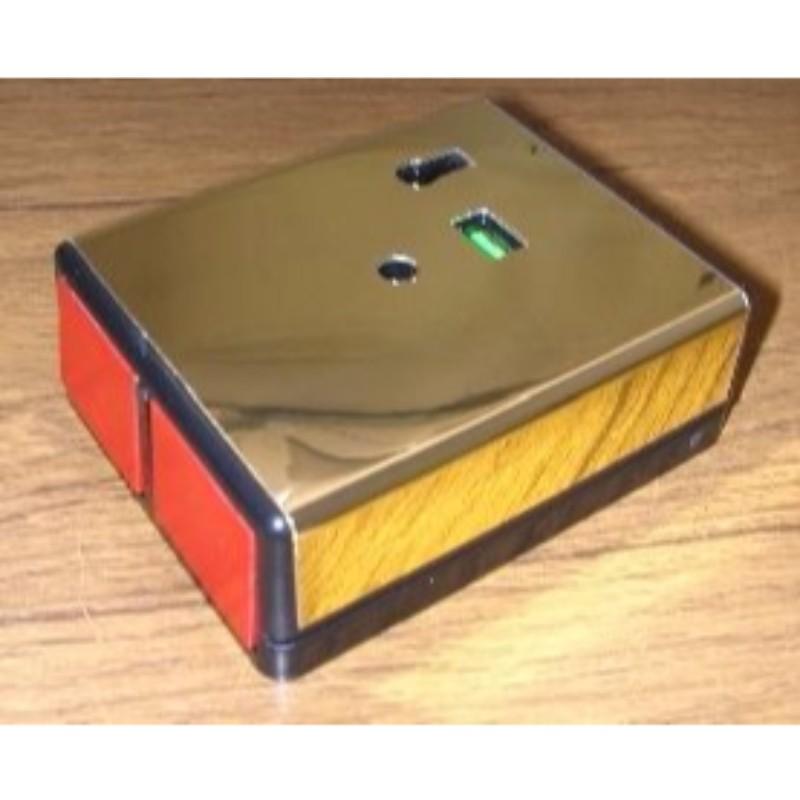 Panic Button Personal Attack Alarm Non-Latching Brass - Single Button