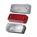 100W IP65 ES E27 Aluminium Base Bulkhead - Red Tinted Cover