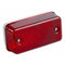 100W IP65 BC B22d Aluminium Polycarbonate Bulkhead - Red Tint Cover