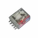 Plug-in 2 Pole 8 Pin 115V AC Industrial Square Terminal Relay