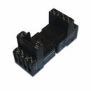 Square 14 pin DIN Rail base for Plug in 4 Pole Relay