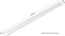 Knightsbridge 230V IP65 1x58W 5ft Single HF Non-Corrosive Fluorescent Fitting with Emergency