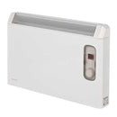 1.25kW White Manual Electric Panel Heater with Enclosed Analogue Control