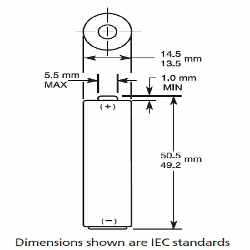 Industrial AA LR6 Professional Alkaline Battery - 5 Battery