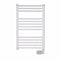 300W White Heated Towel Rail With Digital Thermostat & Boost Control
