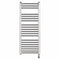 500W Chrome Heated Towel Rail With Thermostat & Manual Temperature Selector