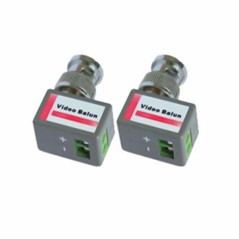 BNC to Cat5 Right Angled Video Balun for CCTV (Pair)