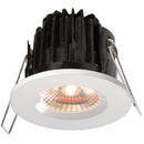 FireKnight 7W IP65 LED 4000K Downlight With White Bezel - Warm White