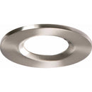 Knightsbridge Traditional IP65 Round Fire Rated Bezels for FireKnight - Matte Aluminium