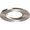 Traditional IP65 Round Fire Rated Bezels for FireKnight - Brushed Chrome