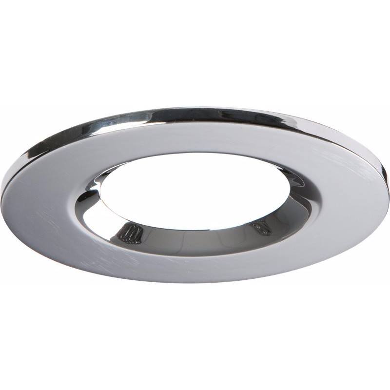 Knightsbridge Traditional IP65 Round Fire Rated Bezels for FireKnight - Matte Aluminium