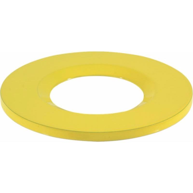 Knightsbridge Coloured IP65 Round Fire Rated Bezels for FireKnight, Yellow