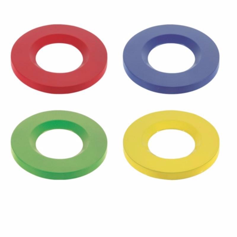 Knightsbridge Coloured IP65 Round Fire Rated Bezels for FireKnight, Yellow