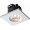 Traditional IP65 Square Fire Rated Bezels for FireKnight - White