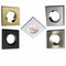 Knightsbridge Traditional IP65 Square Fire Rated Bezels for FireKnight, Brass