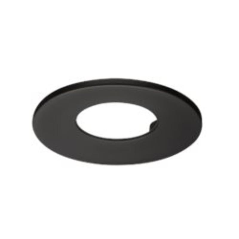 Traditional IP65 Round Fire Rated Bezels for Fixed ProKnight - Black