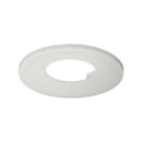 Traditional IP65 Round Fire Rated Bezels for Fixed ProKnight - Matt White