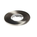 Evolve Fire Rated IP65 Waterproof Twist & Lock Downlight Fixed Trim Bezel - Brushed Chrome