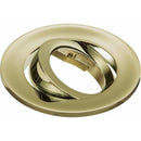 Evolve Fire Rated Twist & Lock Downlight Tilt Trim Bezel - Brass