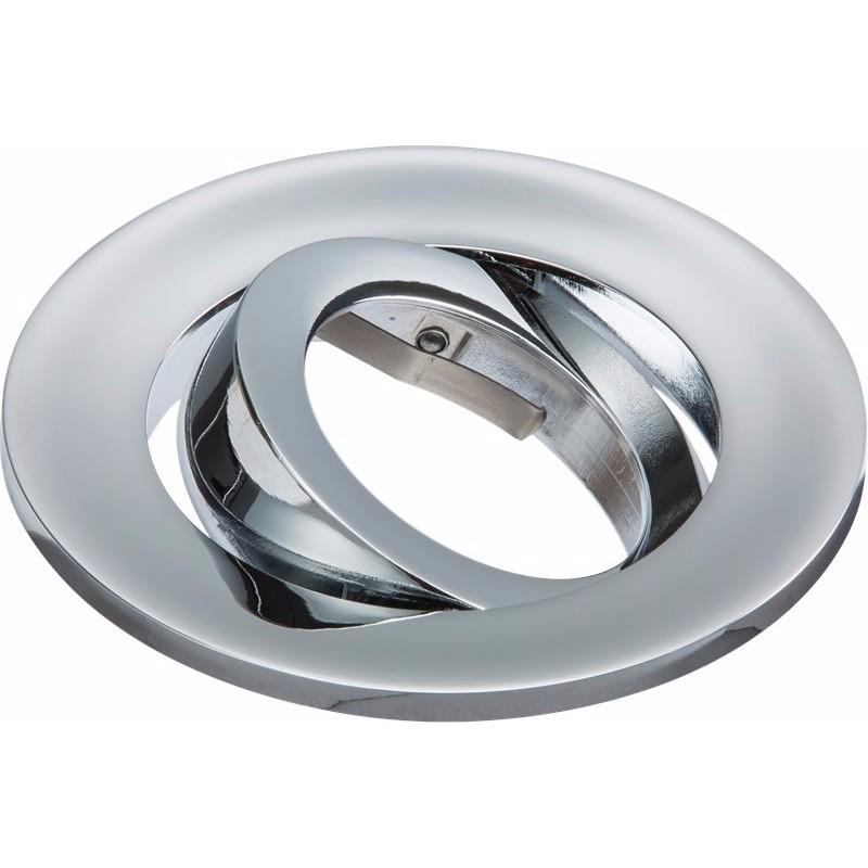 Evolve Fire Rated Twist & Lock Downlight Tilt Trim Bezel - Chrome