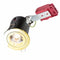 GU10 50W 230V LED Compatible IC Fire Rated Fixed Downlight - Brass