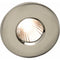 IP65 Low Voltage MR16 Fire Rated Shower Downlight - Brushed Chrome