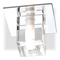 Low Voltage IP65 Decorative Square Glass Bathroom Fitting & Lamp