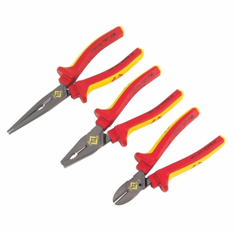 9 Piece PZ Electricians VDE Pliers & Screwdrivers Tool Kit