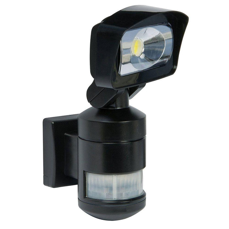 NightWatcher LED Robotic Security Light, Black