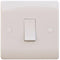 Sline 10A White 1G 1 Way 230V Electric Wall Plate Switch