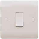 Sline 10A White 1G 2 Way 230V Electric Wall Plate Switch