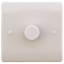 S Line 1 Gang 2 Way Dimmer 400w , White