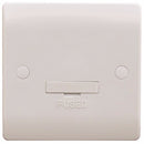 Sline 13A White Connection Unit Fused Electric Wall Plate