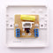 Sline 1G White Telephone Master Socket Flush Wall Switch