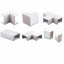 16mm x 16mm Mini Trunking Accessories - Flat Tee