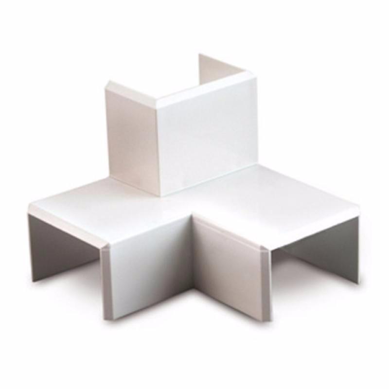 25mm x 16mm Mini Trunking Accessories - Right Intersection