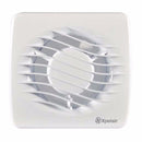 DX100T 4 100mm Square Bathroom Extractor Fan With Timer