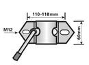 Maypole 42mm Medium Duty Clamp