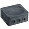 Combi 1210/5 57A Black IP66 Weatherproof Junction Adaptable Box Enclosure With 5 Way Connector