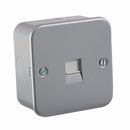 Metal Clad Telephone Secondary Extension Flush Wall Socket