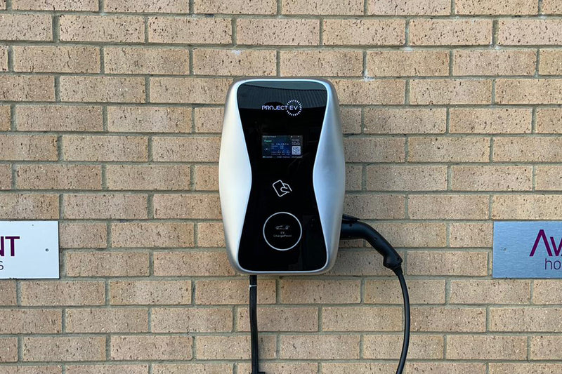 Project EV 22kW 3 Phase Pro Earth Wall AC EV Charger Single Gun RFID