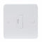 Knightsbridge Pure 9mm 13A White Connection Unit Fused Electric Wall Plate